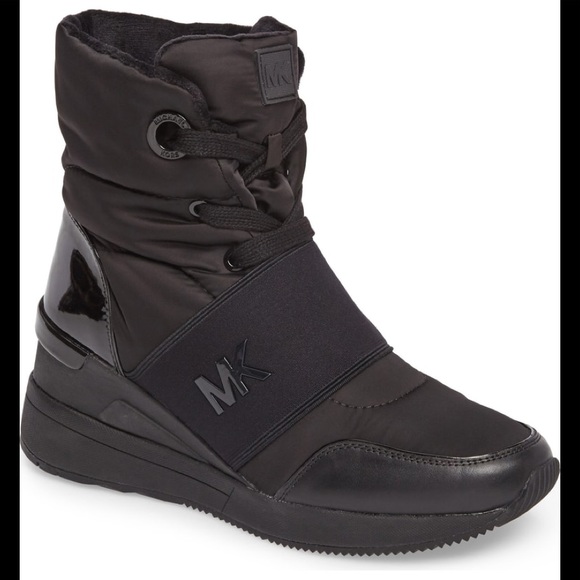 michael kors shay boots black